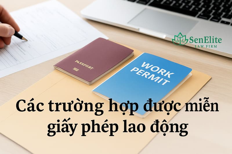 Các trường hợp được miễn giấy phép lao động