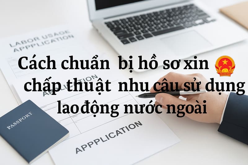 Cách chuẩn bị hồ sơ xin chấp thuận nhu cầu sử dụng lao động nước ngoài