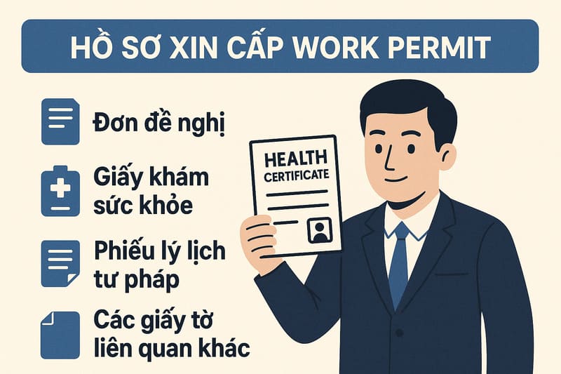 Hồ sơ xin cấp Work Permit