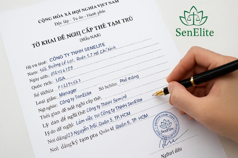 Hướng dẫn điền Mẫu NA8