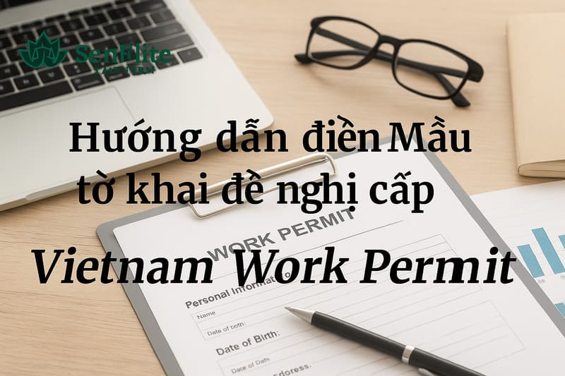 Hướng dẫn điền Mẫu tờ khai đề nghị cấp Vietnam Work Permit 